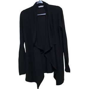 Harmony Balance Black Cardigan Sweater Sz Medium
